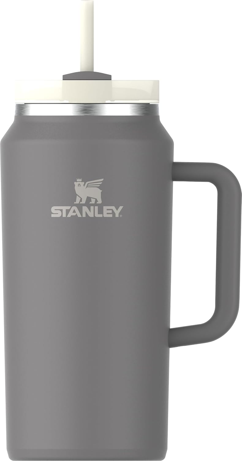 STANLEY Quencher H2.0 Tumbler with Handle and Straw 30 oz | Flowstate 3-Position Lid | Cup Holder Compatible for Travel | Insulated Stainless Steel Cup | BPA-Free | Pomelo