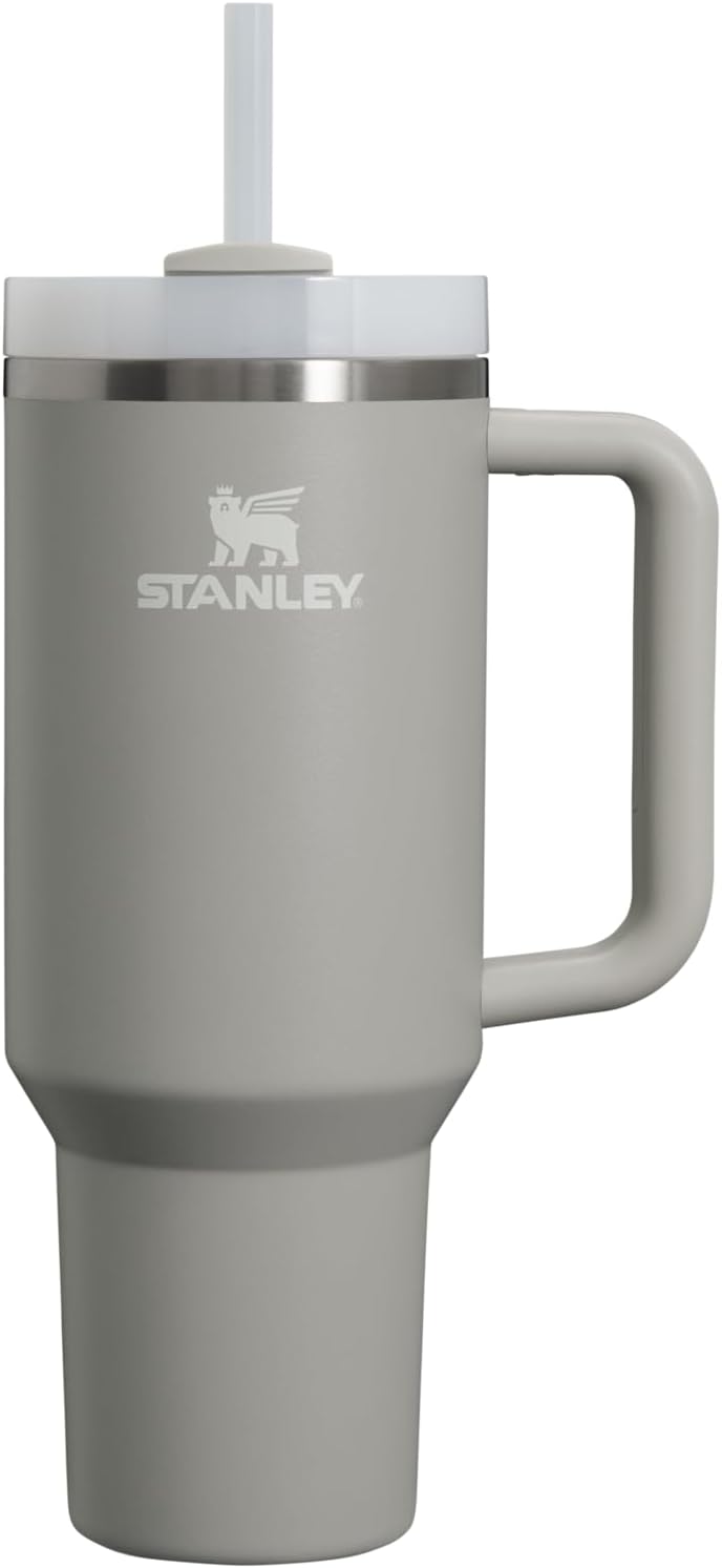 STANLEY Quencher H2.0 Tumbler with Handle and Straw 30 oz | Flowstate 3-Position Lid | Cup Holder Compatible for Travel | Insulated Stainless Steel Cup | BPA-Free | Pomelo