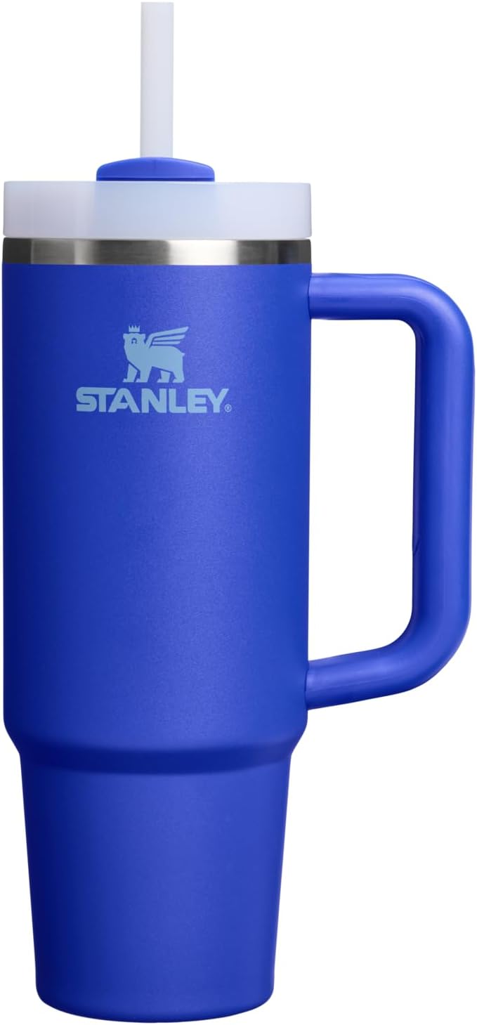 STANLEY Quencher H2.0 Tumbler with Handle and Straw 30 oz | Flowstate 3-Position Lid | Cup Holder Compatible for Travel | Insulated Stainless Steel Cup | BPA-Free | Pomelo