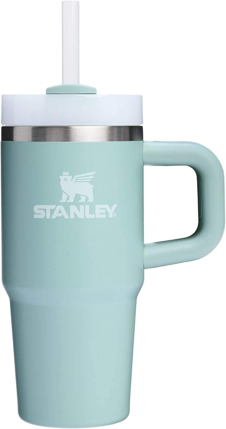 STANLEY Quencher H2.0 Tumbler with Handle and Straw 30 oz | Flowstate 3-Position Lid | Cup Holder Compatible for Travel | Insulated Stainless Steel Cup | BPA-Free | Pomelo