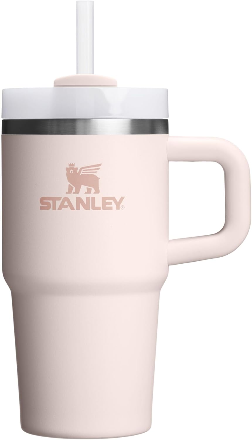 STANLEY Quencher H2.0 Tumbler with Handle and Straw 30 oz | Flowstate 3-Position Lid | Cup Holder Compatible for Travel | Insulated Stainless Steel Cup | BPA-Free | Pomelo