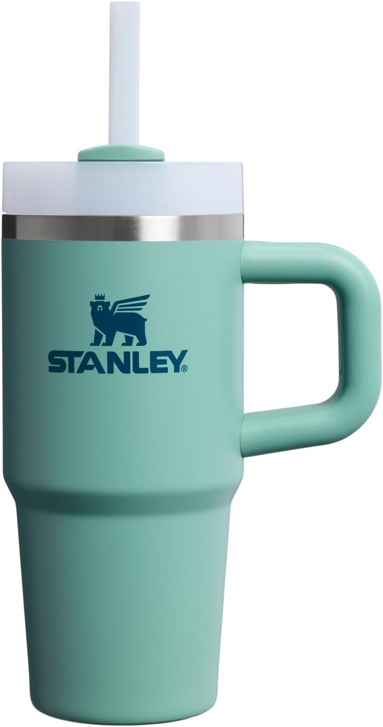 STANLEY Quencher H2.0 Tumbler with Handle and Straw 30 oz | Flowstate 3-Position Lid | Cup Holder Compatible for Travel | Insulated Stainless Steel Cup | BPA-Free | Pomelo
