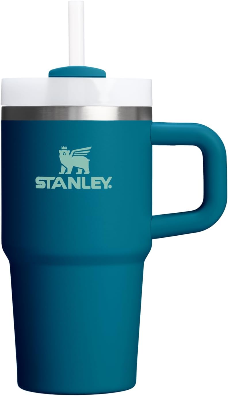 STANLEY Quencher H2.0 Tumbler with Handle and Straw 30 oz | Flowstate 3-Position Lid | Cup Holder Compatible for Travel | Insulated Stainless Steel Cup | BPA-Free | Pomelo