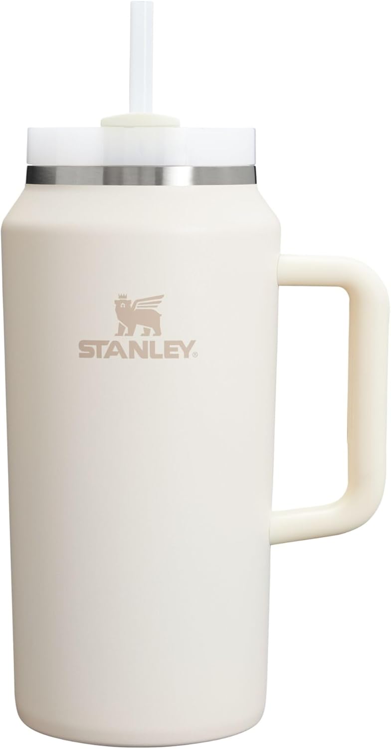 STANLEY Quencher H2.0 Tumbler with Handle and Straw 30 oz | Flowstate 3-Position Lid | Cup Holder Compatible for Travel | Insulated Stainless Steel Cup | BPA-Free | Pomelo