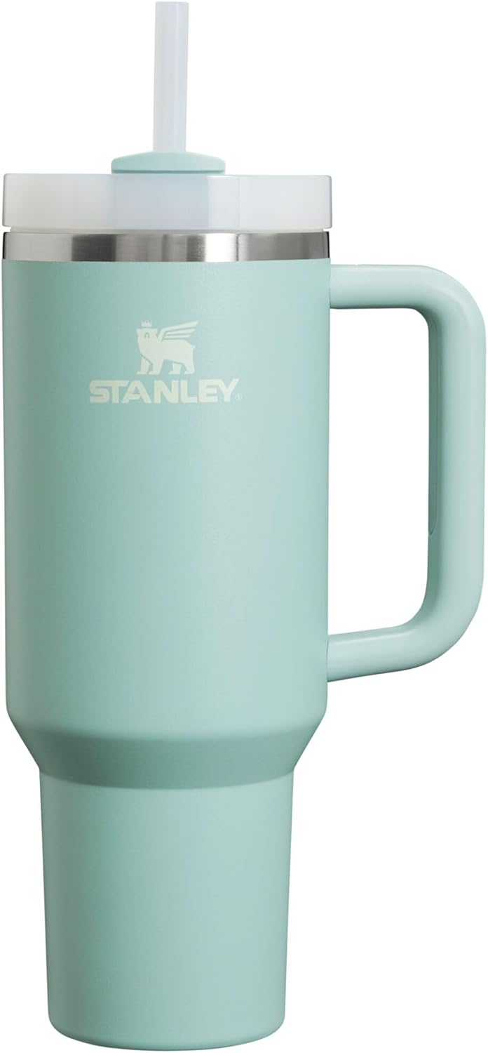 STANLEY Quencher H2.0 Tumbler with Handle and Straw 30 oz | Flowstate 3-Position Lid | Cup Holder Compatible for Travel | Insulated Stainless Steel Cup | BPA-Free | Pomelo