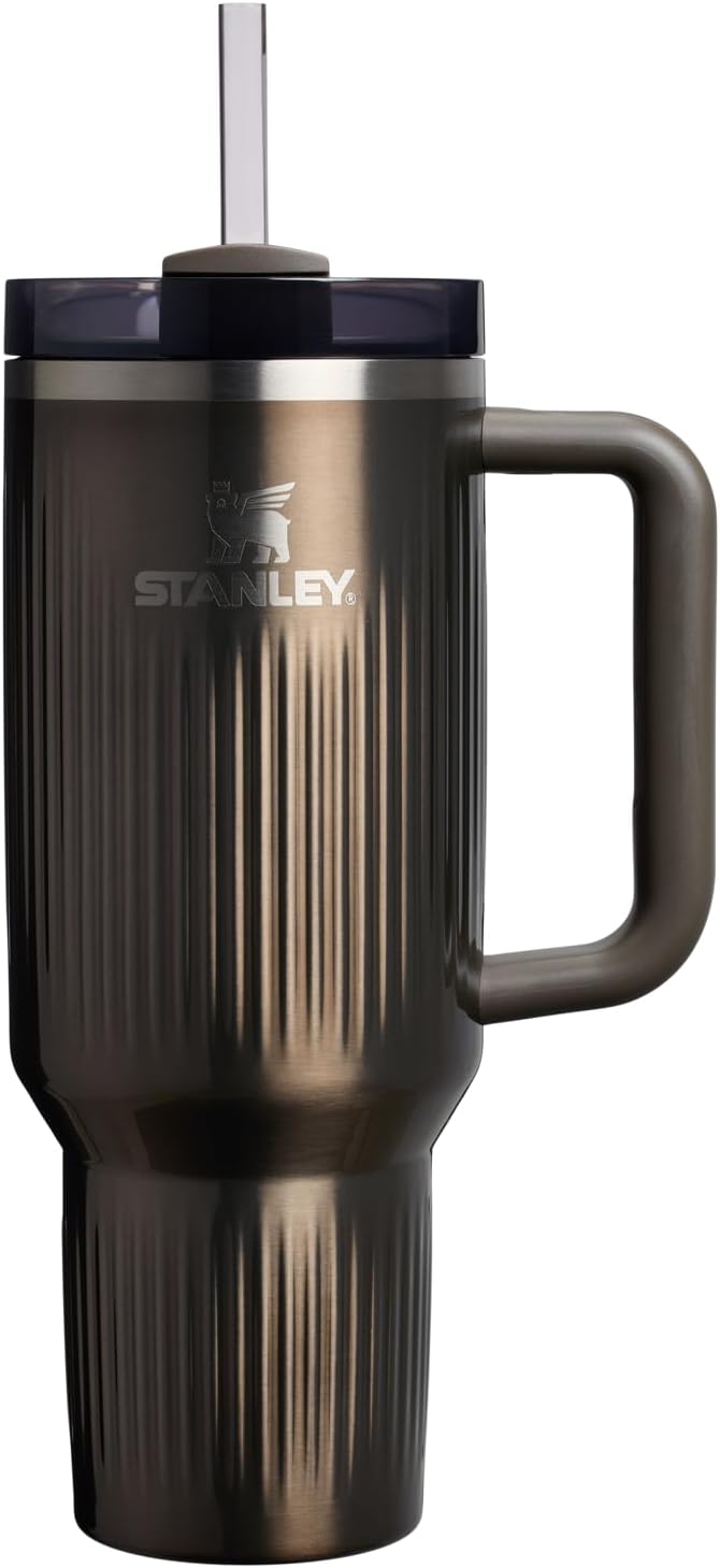STANLEY Quencher H2.0 Tumbler with Handle and Straw 30 oz | Flowstate 3-Position Lid | Cup Holder Compatible for Travel | Insulated Stainless Steel Cup | BPA-Free | Pomelo