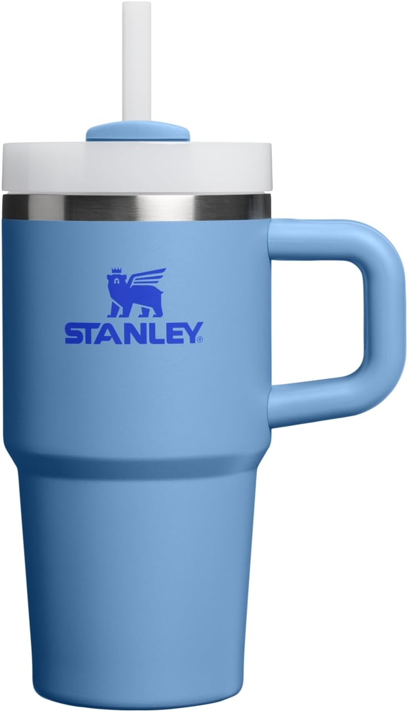 STANLEY Quencher H2.0 Tumbler with Handle and Straw 30 oz | Flowstate 3-Position Lid | Cup Holder Compatible for Travel | Insulated Stainless Steel Cup | BPA-Free | Pomelo