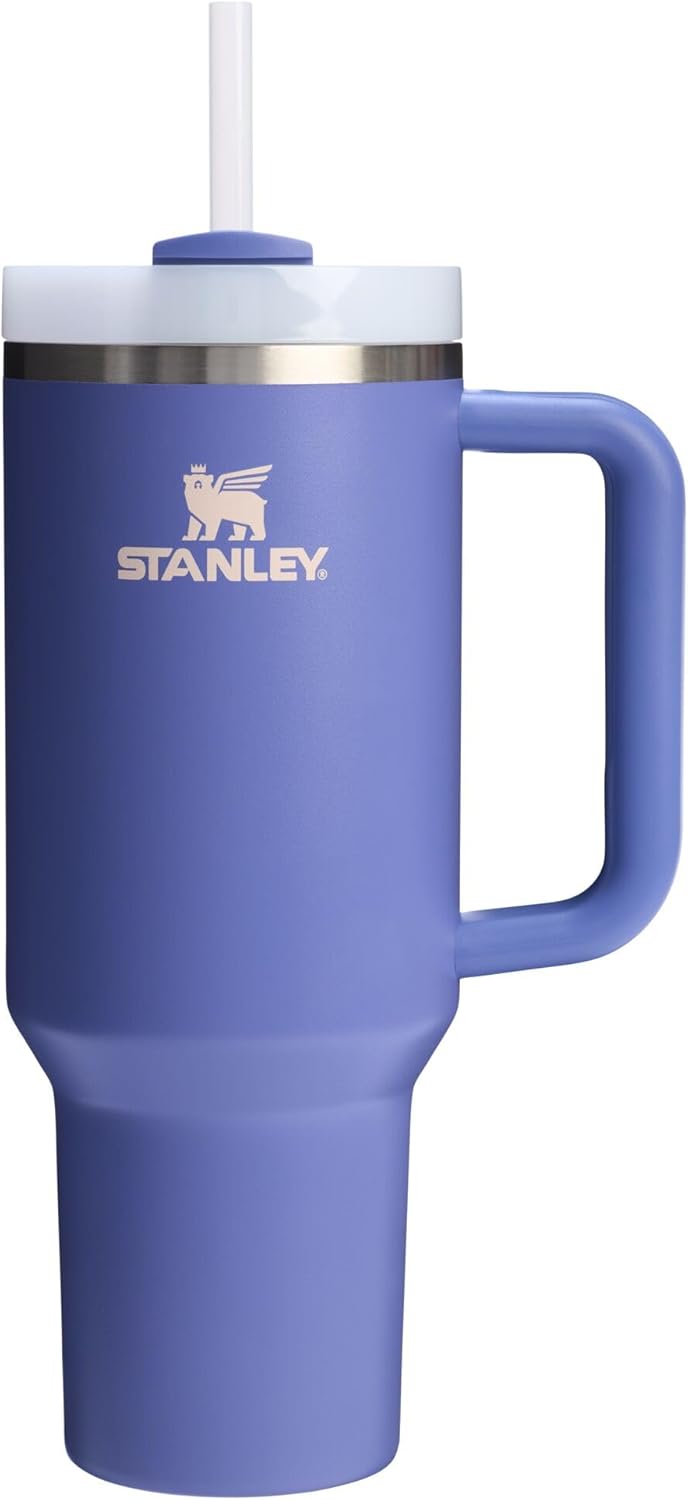 STANLEY Quencher H2.0 Tumbler with Handle and Straw 30 oz | Flowstate 3-Position Lid | Cup Holder Compatible for Travel | Insulated Stainless Steel Cup | BPA-Free | Pomelo