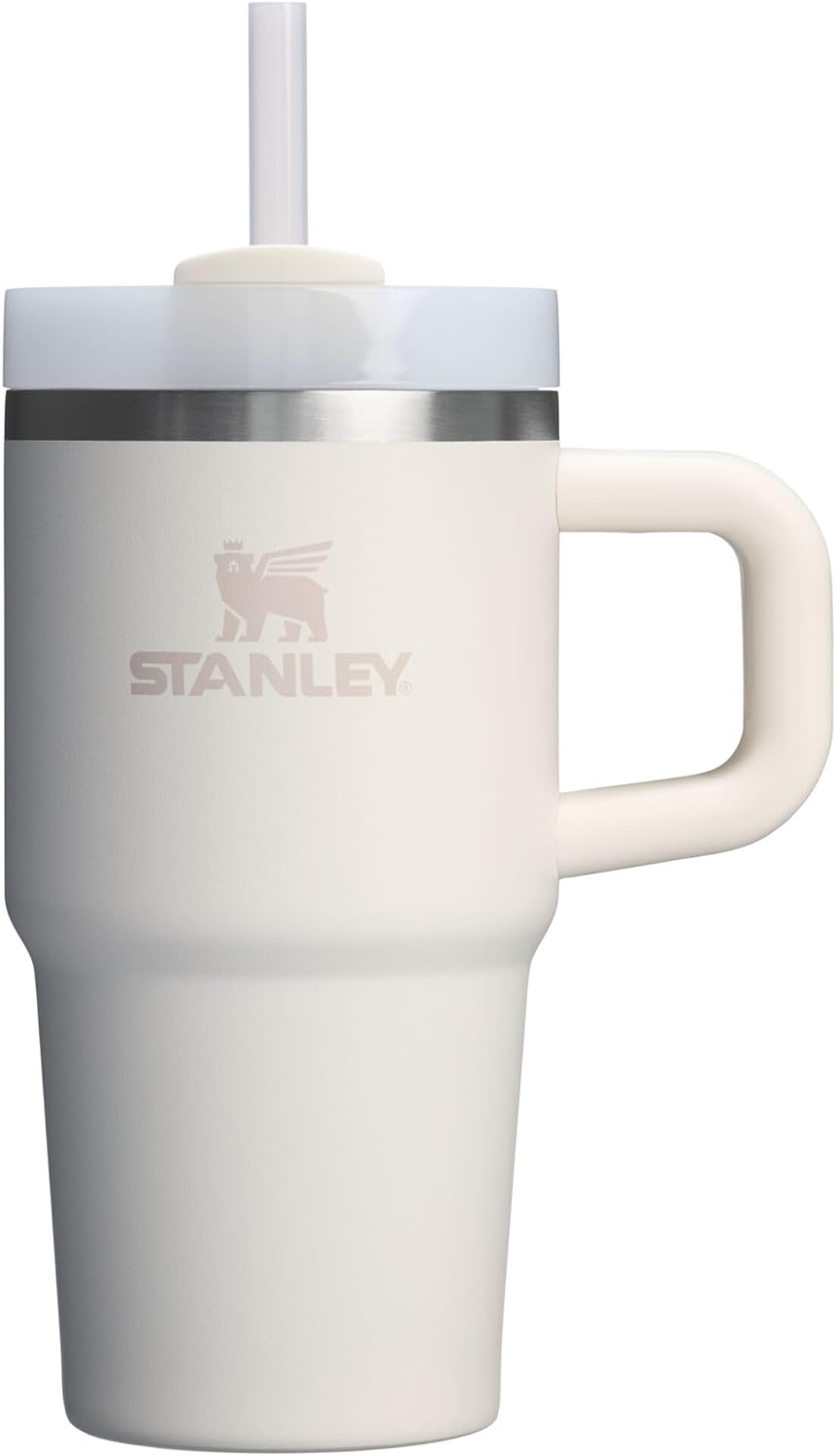 STANLEY Quencher H2.0 Tumbler with Handle and Straw 30 oz | Flowstate 3-Position Lid | Cup Holder Compatible for Travel | Insulated Stainless Steel Cup | BPA-Free | Pomelo