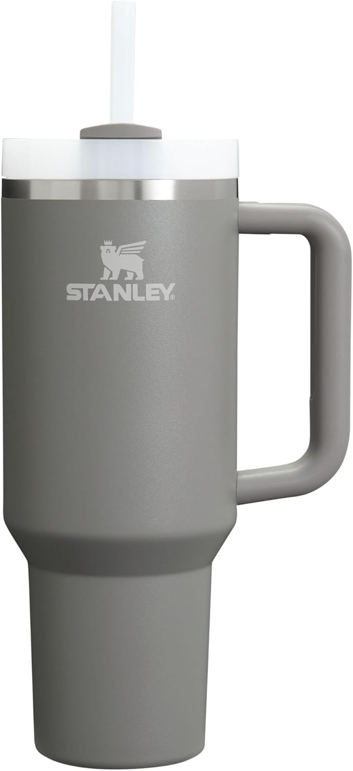 STANLEY Quencher H2.0 Tumbler with Handle and Straw 30 oz | Flowstate 3-Position Lid | Cup Holder Compatible for Travel | Insulated Stainless Steel Cup | BPA-Free | Pomelo