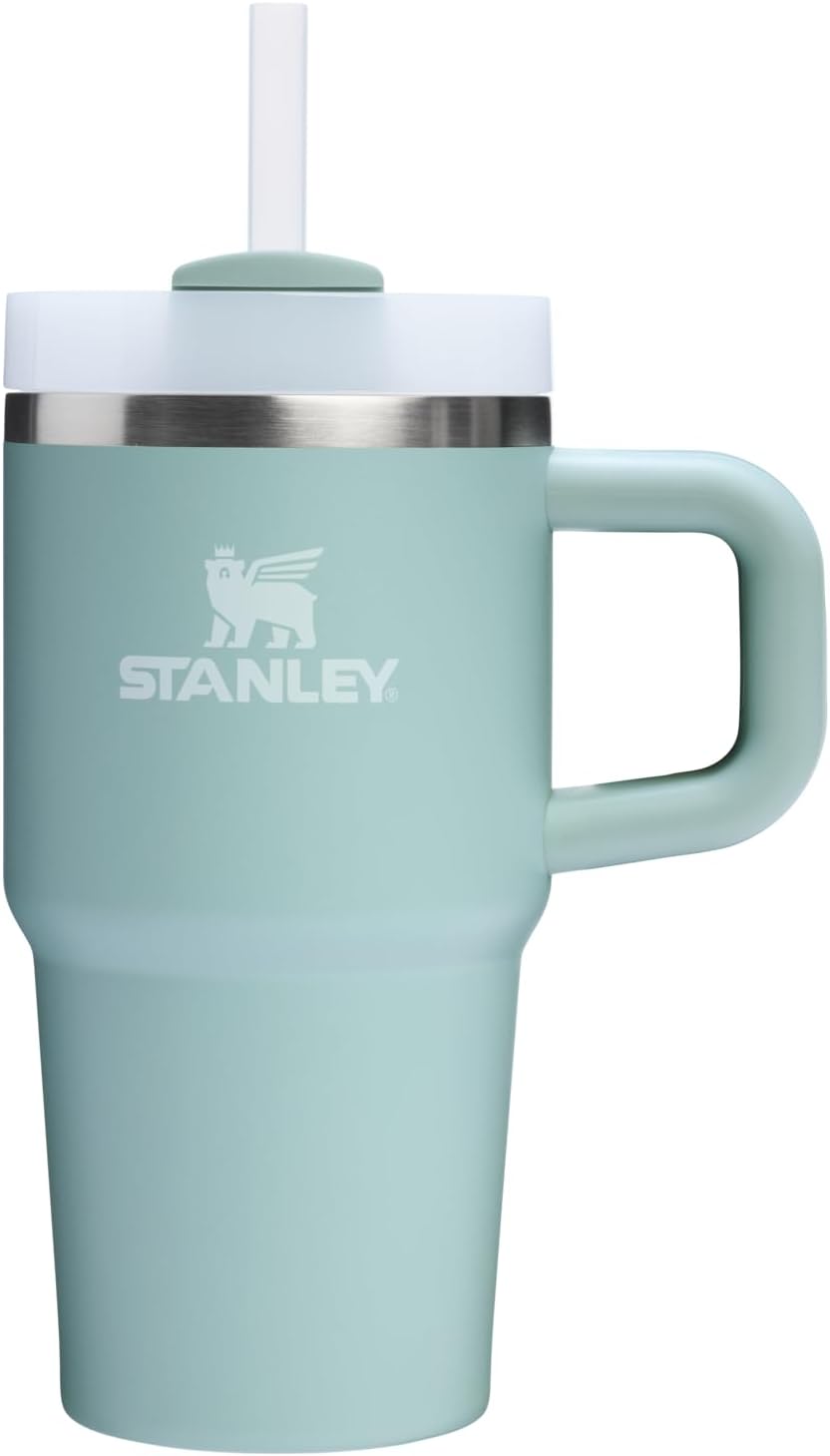 STANLEY Quencher H2.0 Tumbler with Handle and Straw 30 oz | Flowstate 3-Position Lid | Cup Holder Compatible for Travel | Insulated Stainless Steel Cup | BPA-Free | Pomelo