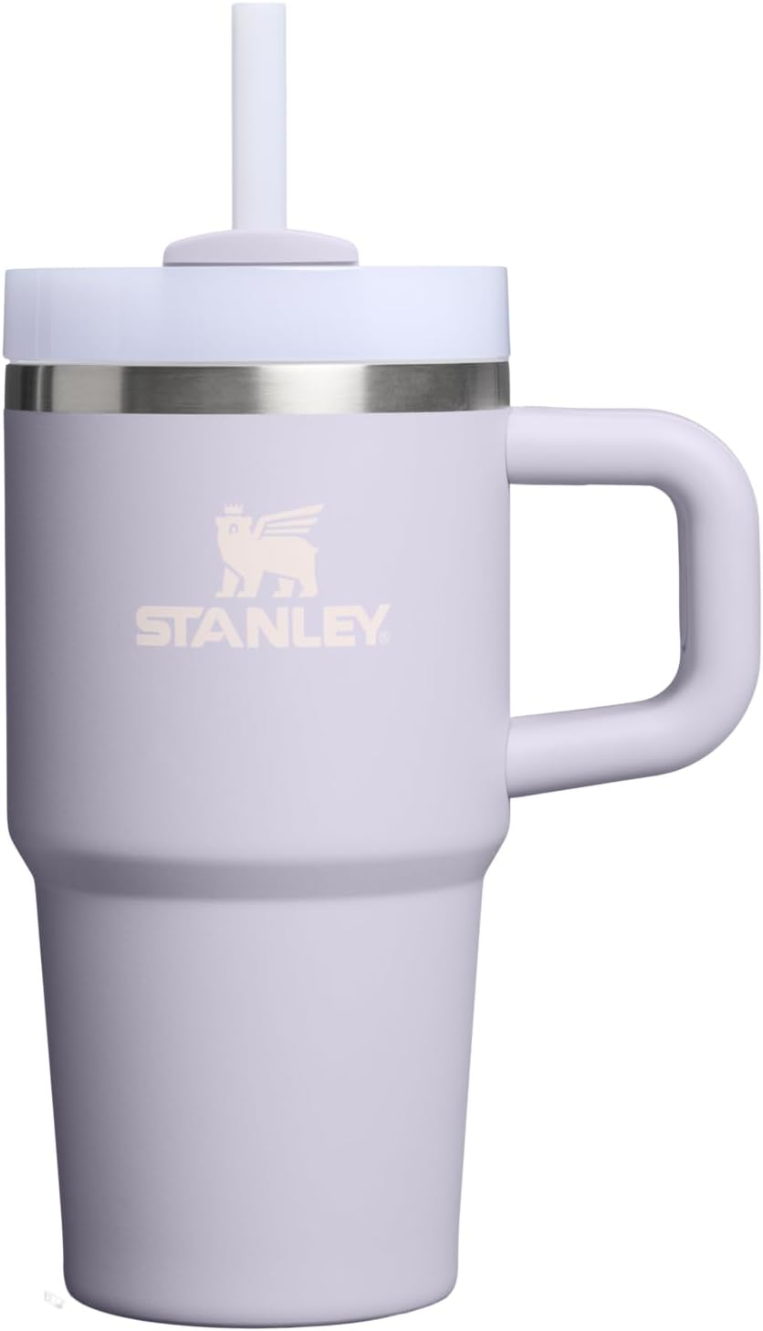 STANLEY Quencher H2.0 Tumbler with Handle and Straw 30 oz | Flowstate 3-Position Lid | Cup Holder Compatible for Travel | Insulated Stainless Steel Cup | BPA-Free | Pomelo