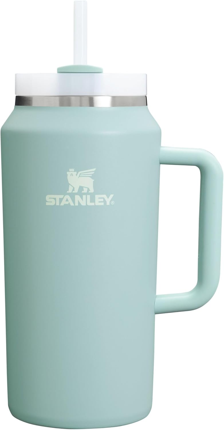 STANLEY Quencher H2.0 Tumbler with Handle and Straw 30 oz | Flowstate 3-Position Lid | Cup Holder Compatible for Travel | Insulated Stainless Steel Cup | BPA-Free | Pomelo