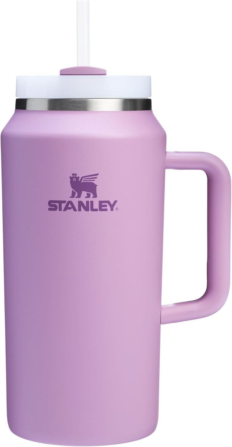 STANLEY Quencher H2.0 Tumbler with Handle and Straw 30 oz | Flowstate 3-Position Lid | Cup Holder Compatible for Travel | Insulated Stainless Steel Cup | BPA-Free | Pomelo