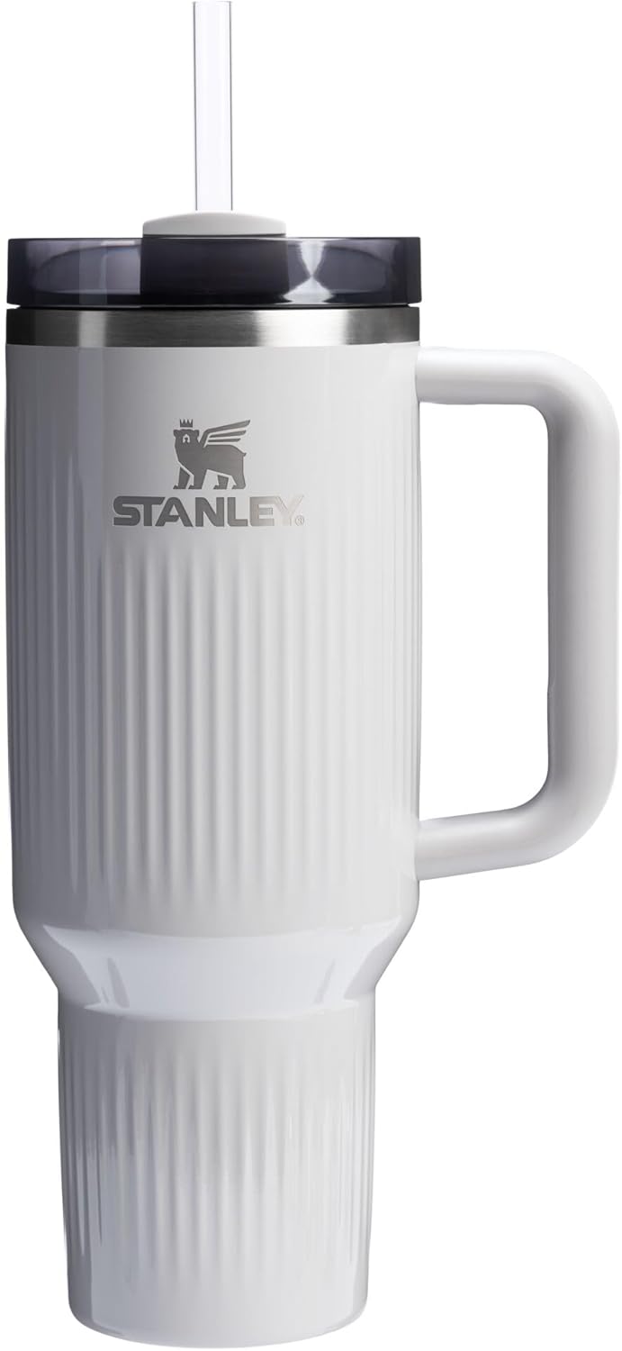 STANLEY Quencher H2.0 Tumbler with Handle and Straw 30 oz | Flowstate 3-Position Lid | Cup Holder Compatible for Travel | Insulated Stainless Steel Cup | BPA-Free | Pomelo