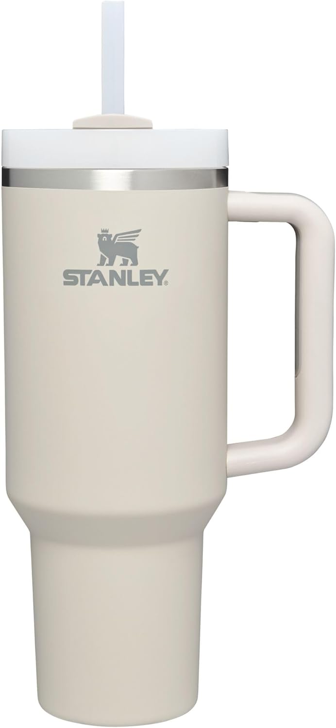 STANLEY Quencher H2.0 Tumbler with Handle and Straw 30 oz | Flowstate 3-Position Lid | Cup Holder Compatible for Travel | Insulated Stainless Steel Cup | BPA-Free | Pomelo