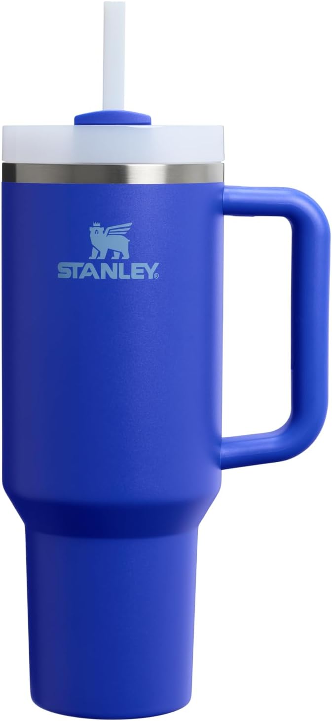 STANLEY Quencher H2.0 Tumbler with Handle and Straw 30 oz | Flowstate 3-Position Lid | Cup Holder Compatible for Travel | Insulated Stainless Steel Cup | BPA-Free | Pomelo