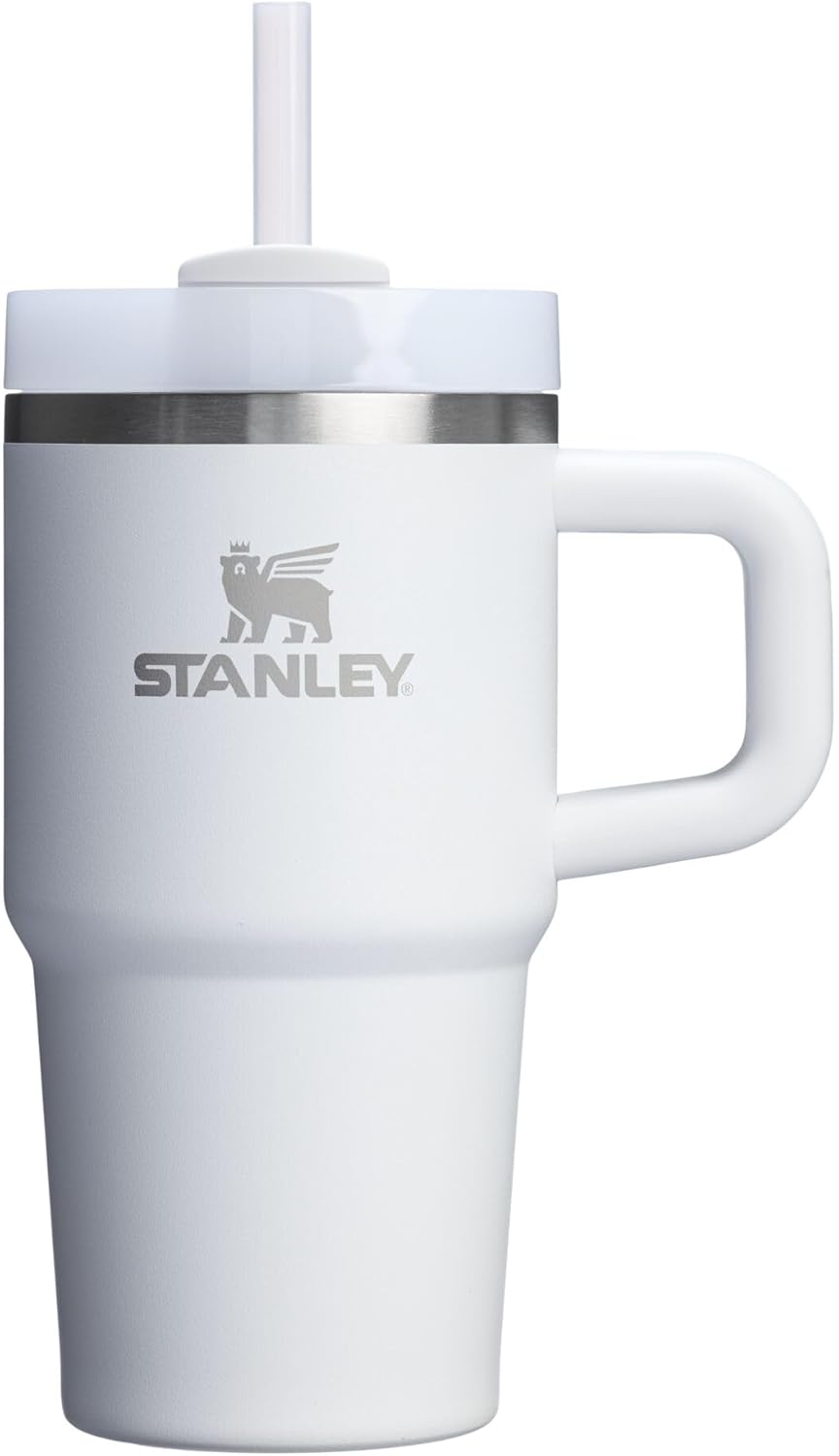 STANLEY Quencher H2.0 Tumbler with Handle and Straw 30 oz | Flowstate 3-Position Lid | Cup Holder Compatible for Travel | Insulated Stainless Steel Cup | BPA-Free | Pomelo