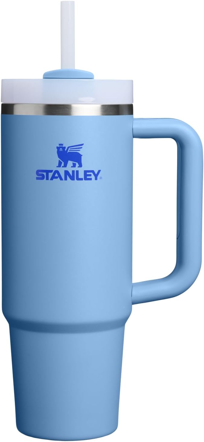STANLEY Quencher H2.0 Tumbler with Handle and Straw 30 oz | Flowstate 3-Position Lid | Cup Holder Compatible for Travel | Insulated Stainless Steel Cup | BPA-Free | Pomelo