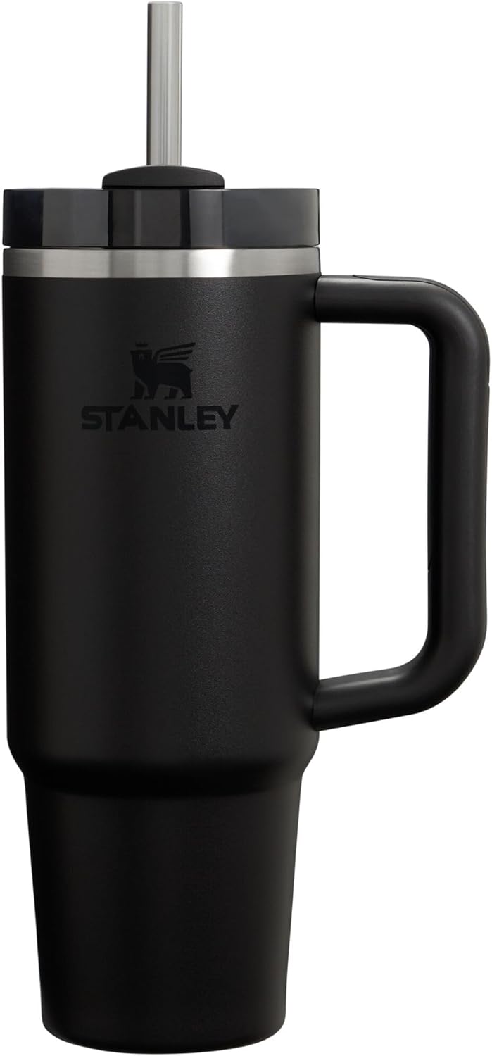 STANLEY Quencher H2.0 Tumbler with Handle and Straw 30 oz | Flowstate 3-Position Lid | Cup Holder Compatible for Travel | Insulated Stainless Steel Cup | BPA-Free | Pomelo