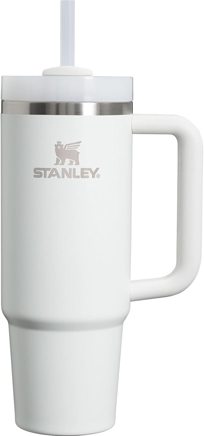 STANLEY Quencher H2.0 Tumbler with Handle and Straw 30 oz | Flowstate 3-Position Lid | Cup Holder Compatible for Travel | Insulated Stainless Steel Cup | BPA-Free | Pomelo