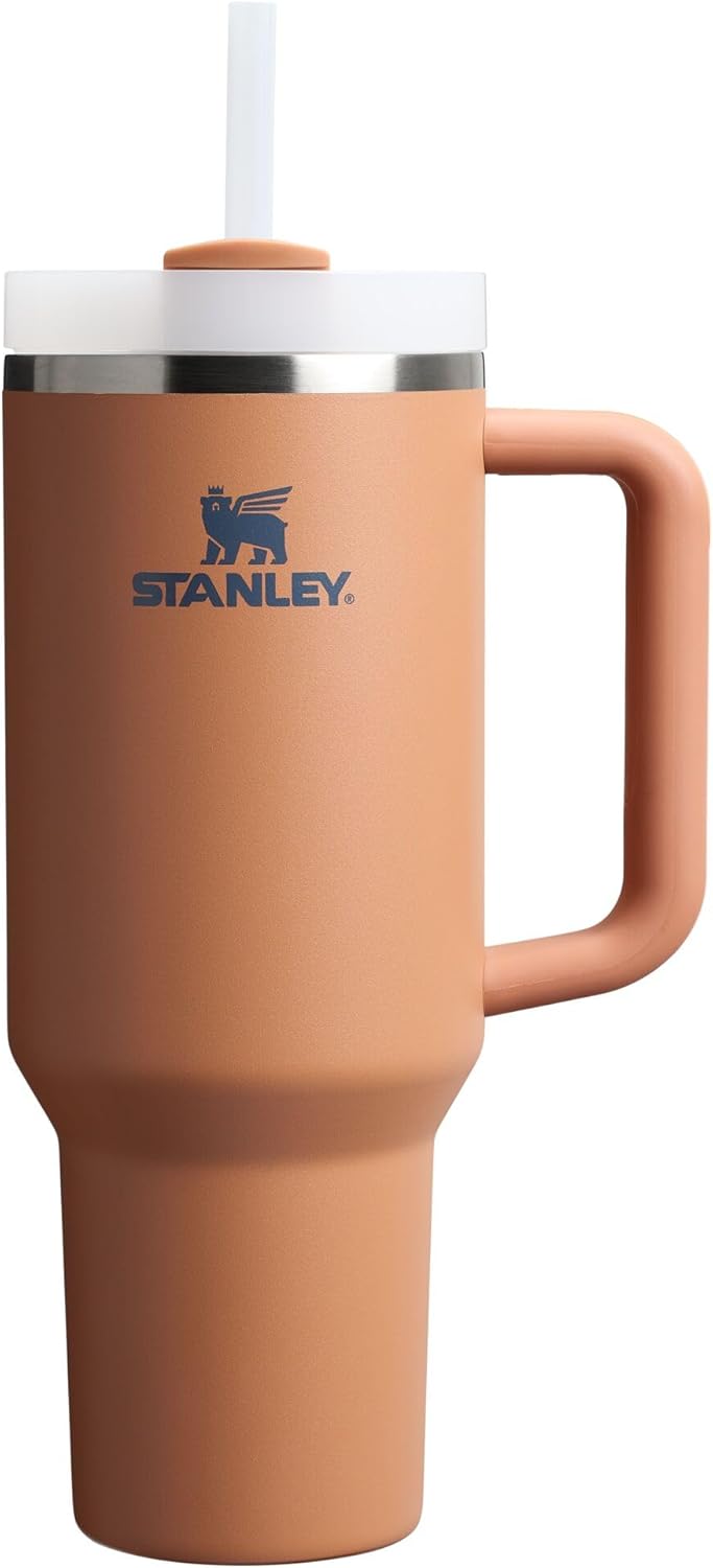 STANLEY Quencher H2.0 Tumbler with Handle and Straw 30 oz | Flowstate 3-Position Lid | Cup Holder Compatible for Travel | Insulated Stainless Steel Cup | BPA-Free | Pomelo