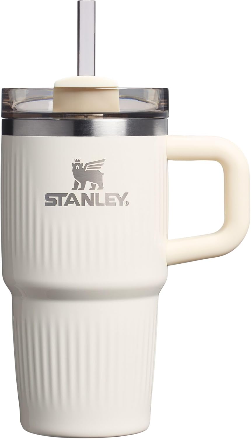 STANLEY Quencher H2.0 Tumbler with Handle and Straw 30 oz | Flowstate 3-Position Lid | Cup Holder Compatible for Travel | Insulated Stainless Steel Cup | BPA-Free | Pomelo