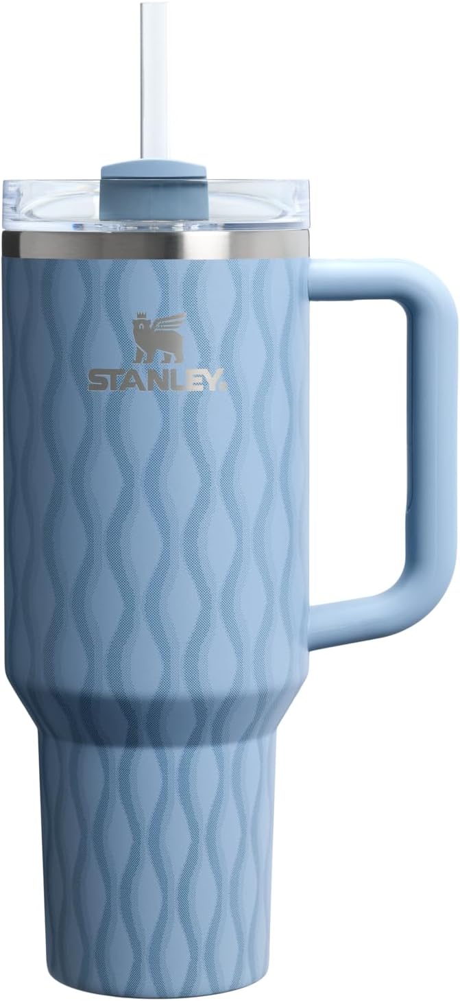 STANLEY Quencher H2.0 Tumbler with Handle and Straw 30 oz | Flowstate 3-Position Lid | Cup Holder Compatible for Travel | Insulated Stainless Steel Cup | BPA-Free | Pomelo