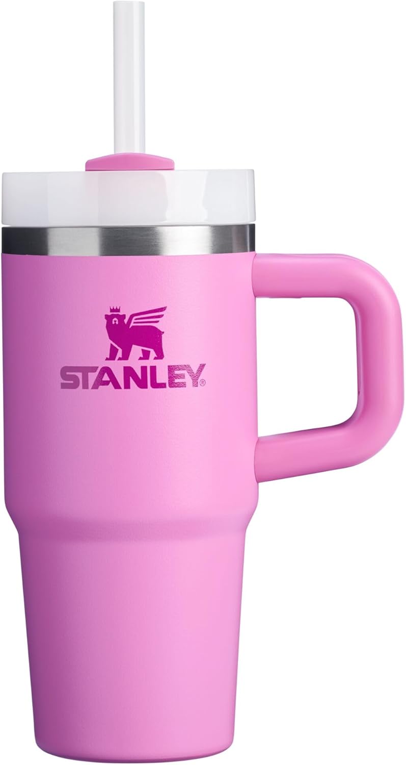 STANLEY Quencher H2.0 Tumbler with Handle and Straw 30 oz | Flowstate 3-Position Lid | Cup Holder Compatible for Travel | Insulated Stainless Steel Cup | BPA-Free | Pomelo