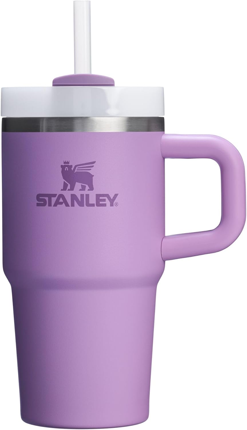 STANLEY Quencher H2.0 Tumbler with Handle and Straw 30 oz | Flowstate 3-Position Lid | Cup Holder Compatible for Travel | Insulated Stainless Steel Cup | BPA-Free | Pomelo