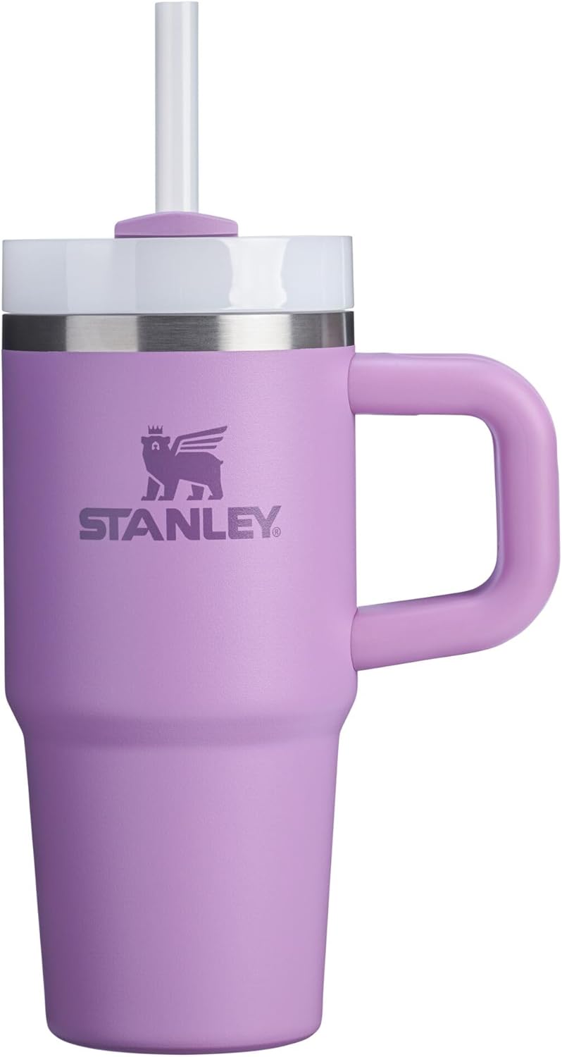STANLEY Quencher H2.0 Tumbler with Handle and Straw 30 oz | Flowstate 3-Position Lid | Cup Holder Compatible for Travel | Insulated Stainless Steel Cup | BPA-Free | Pomelo