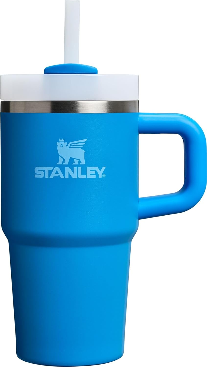 STANLEY Quencher H2.0 Tumbler with Handle and Straw 30 oz | Flowstate 3-Position Lid | Cup Holder Compatible for Travel | Insulated Stainless Steel Cup | BPA-Free | Pomelo