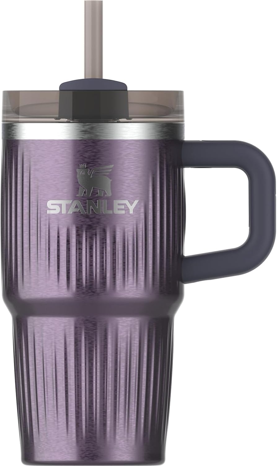STANLEY Quencher H2.0 Tumbler with Handle and Straw 30 oz | Flowstate 3-Position Lid | Cup Holder Compatible for Travel | Insulated Stainless Steel Cup | BPA-Free | Pomelo