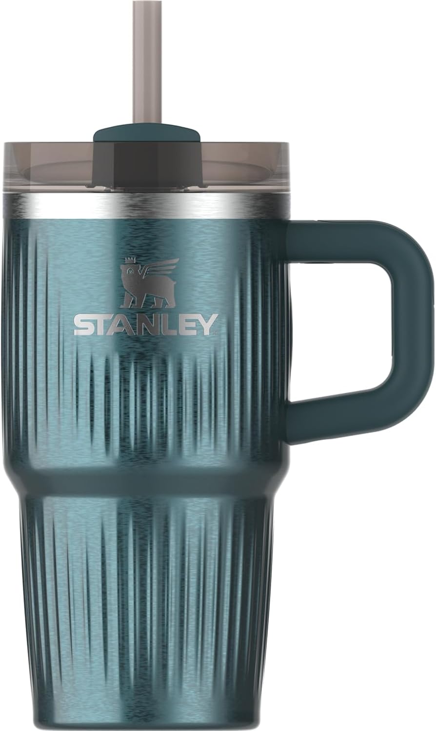 STANLEY Quencher H2.0 Tumbler with Handle and Straw 30 oz | Flowstate 3-Position Lid | Cup Holder Compatible for Travel | Insulated Stainless Steel Cup | BPA-Free | Pomelo