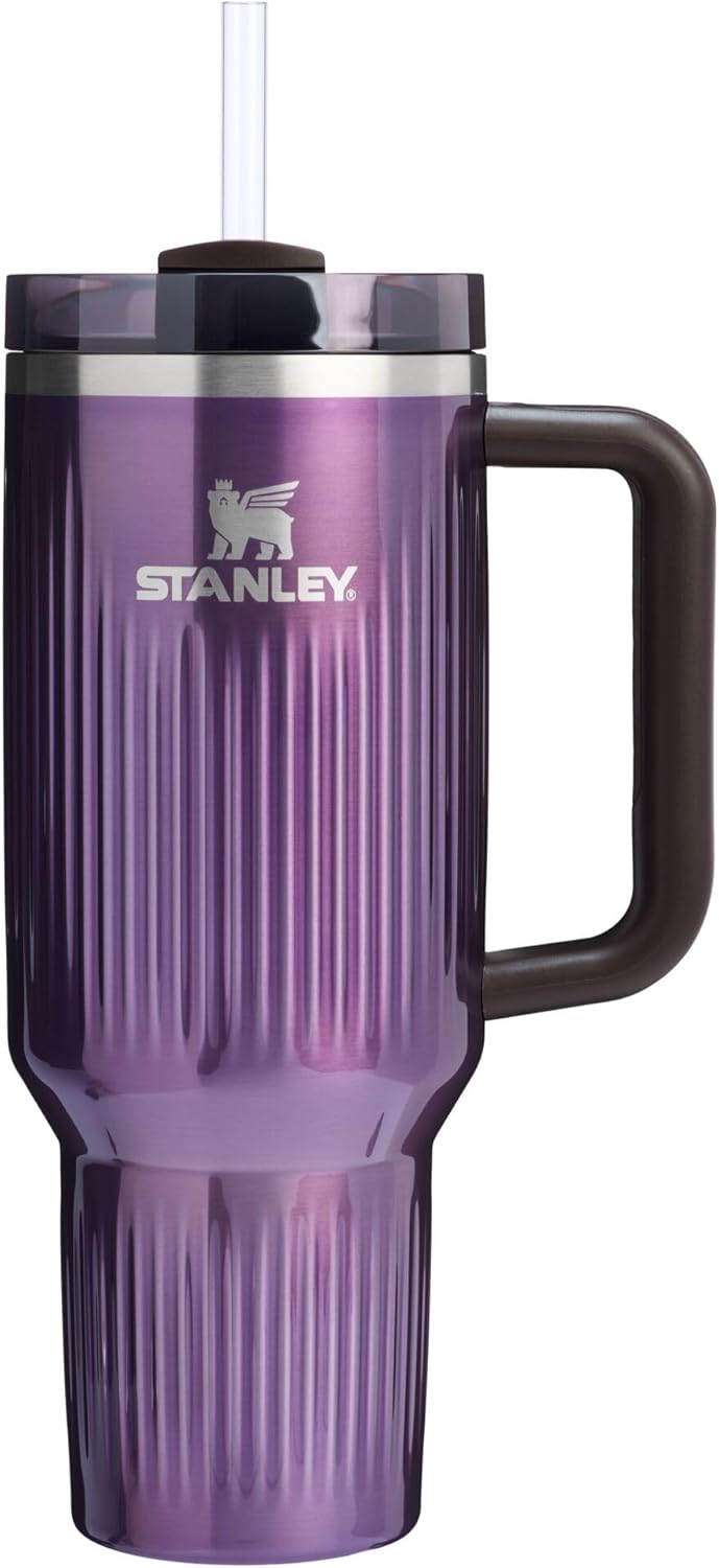 STANLEY Quencher H2.0 Tumbler with Handle and Straw 30 oz | Flowstate 3-Position Lid | Cup Holder Compatible for Travel | Insulated Stainless Steel Cup | BPA-Free | Pomelo
