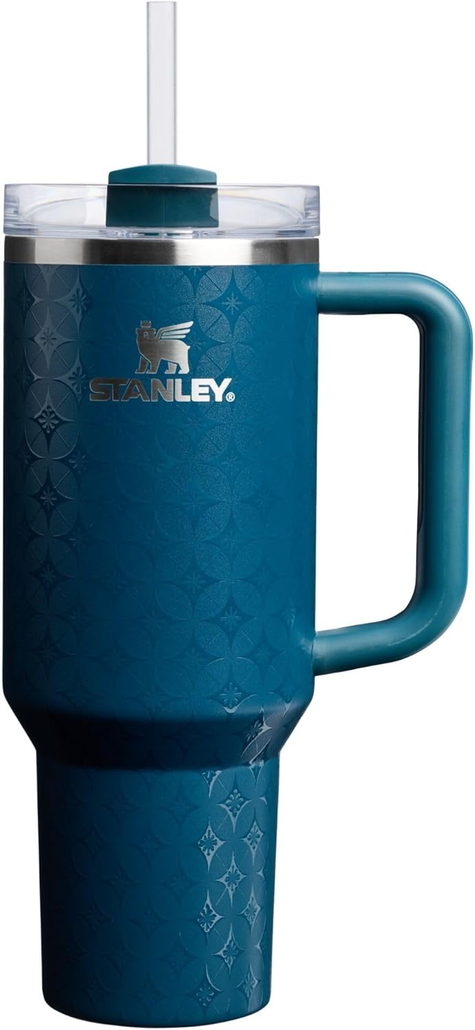 STANLEY Quencher H2.0 Tumbler with Handle and Straw 30 oz | Flowstate 3-Position Lid | Cup Holder Compatible for Travel | Insulated Stainless Steel Cup | BPA-Free | Pomelo