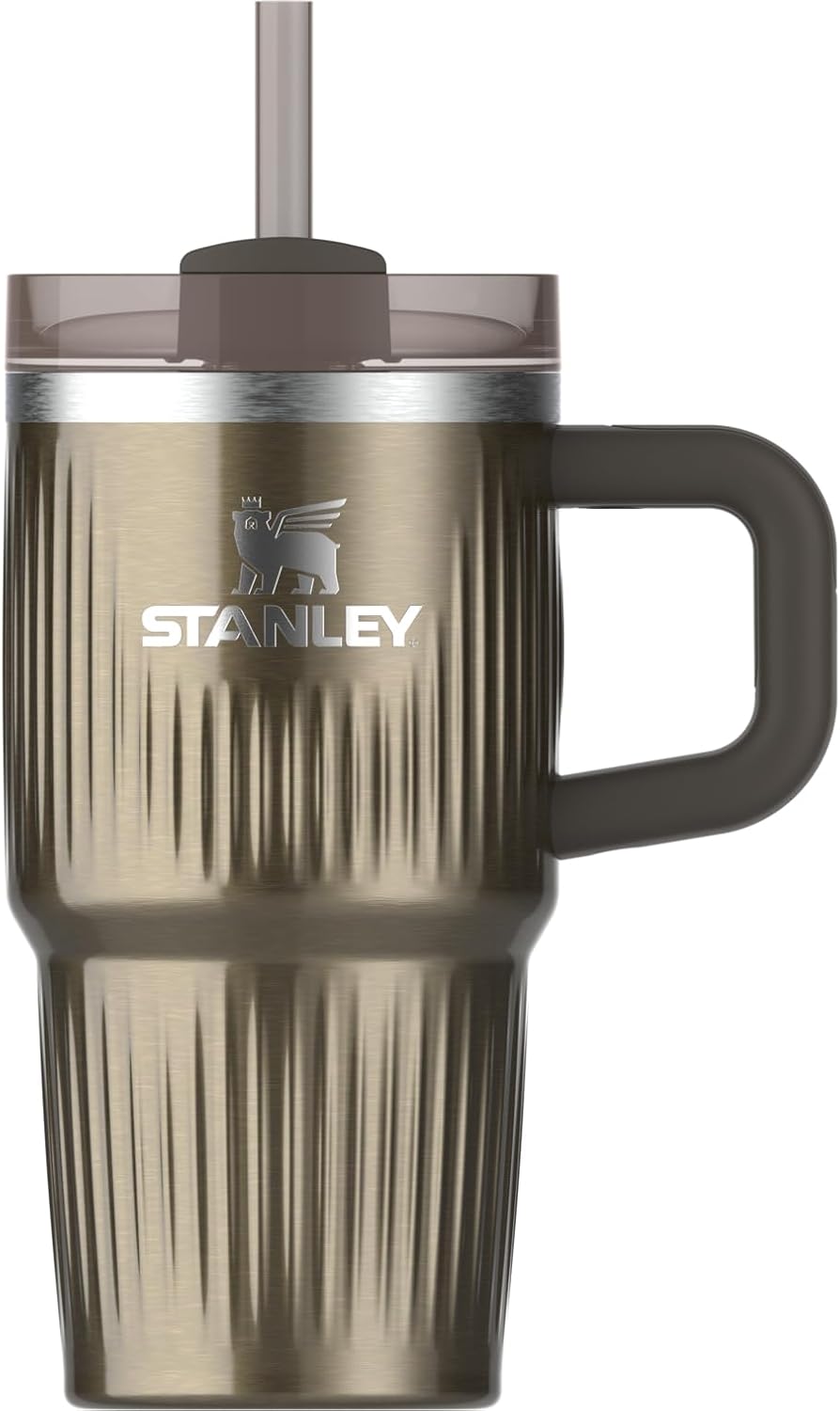 STANLEY Quencher H2.0 Tumbler with Handle and Straw 30 oz | Flowstate 3-Position Lid | Cup Holder Compatible for Travel | Insulated Stainless Steel Cup | BPA-Free | Pomelo
