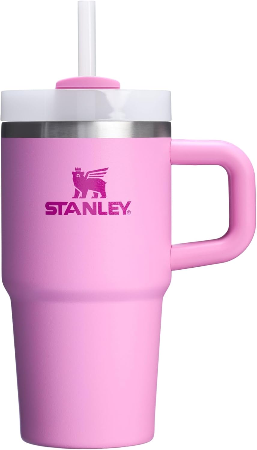 STANLEY Quencher H2.0 Tumbler with Handle and Straw 30 oz | Flowstate 3-Position Lid | Cup Holder Compatible for Travel | Insulated Stainless Steel Cup | BPA-Free | Pomelo