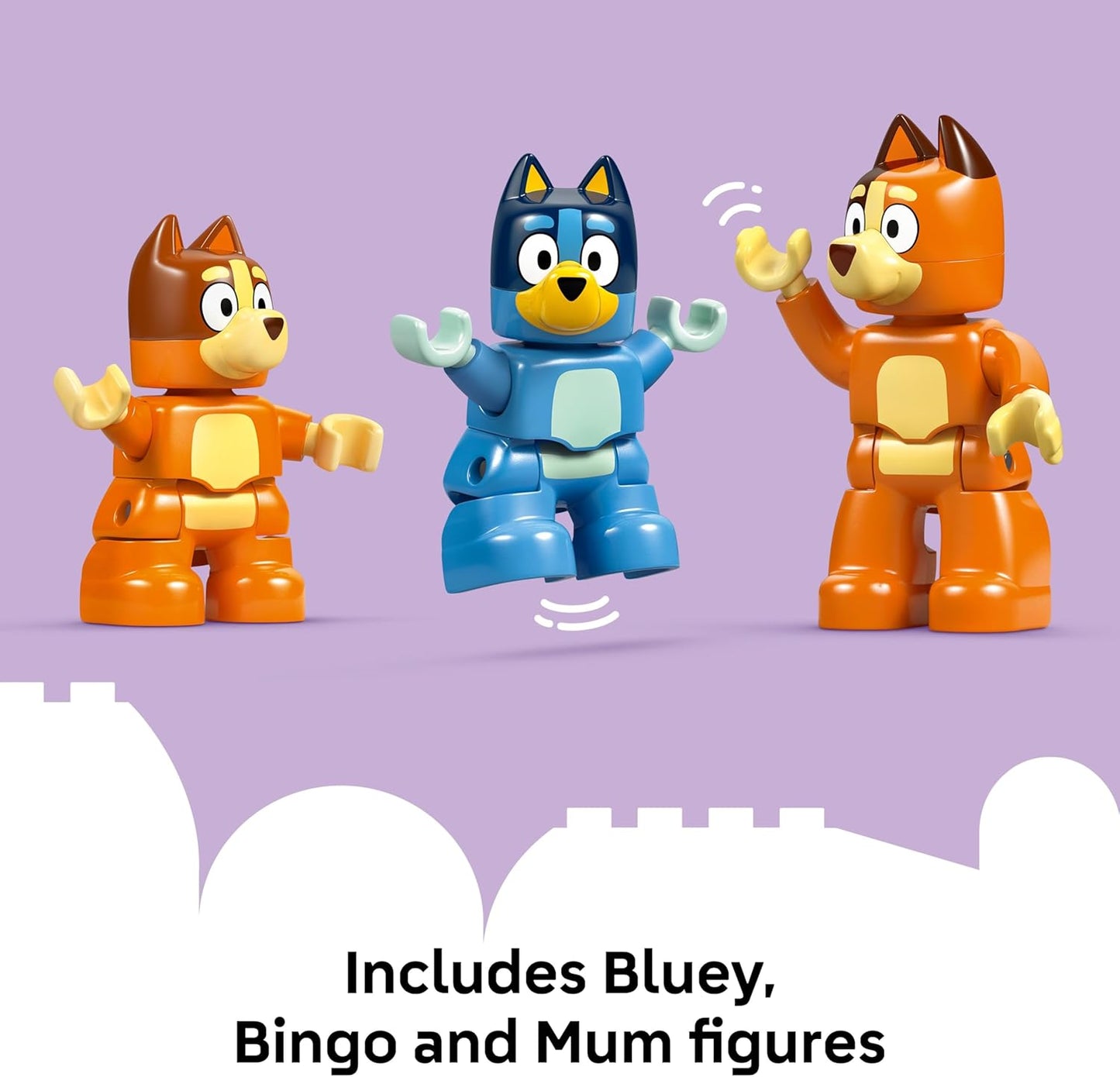 LEGO DUPLO Bluey: Bluey’s Family House with Memory Game - Toddler Toy for Kids Ages 3+ - Memory Game Playset Includes Bluey Figure - Preschool Toy Gift Idea for 3 Year Old Girls and Boys - 10459
