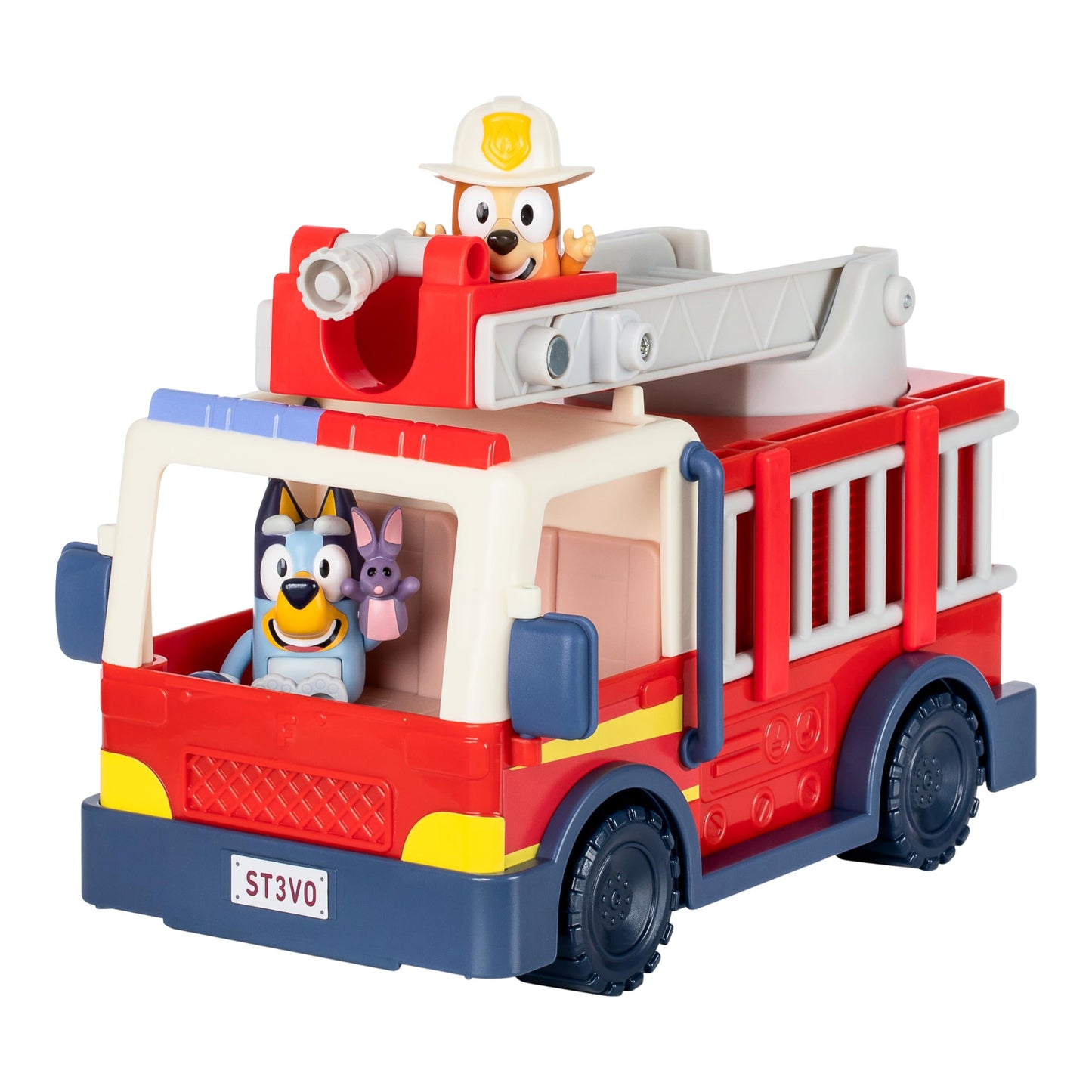 Bluey Let’s Play Chef Food Truck Playset, Convertible Food Truck Toy with 3” Articulated Apron Figure, Play Restaurant for Kids of Ages 3+